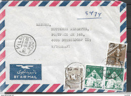 1978  Ägypten  Brief Nach Düsseldorf / Germany - Storia Postale