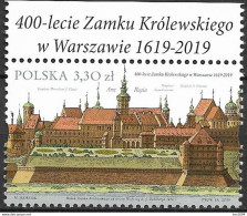 2019 Polen Mi. 5116 **MNH 400 Jahre Warschauer Schloss - Ungebraucht