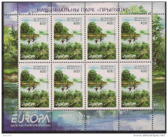 2001 Weissrussland  Belarus   Yv.  3710-1 Mi.  409-10 **MNH    Sheet - 2001