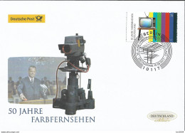 2017 Deutschland  Allem. Fed. Germany   Mi. 3329 FDC   50 Jahre Farbfernsehen. - 2011-…