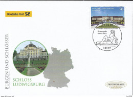 2017 Deutschland  Allem. Fed. Germany   Mi. 3285 FDC  Burgen Und Schlösser: Residenzschloss Ludwigsburg - 2011-…