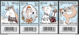 2019 Griechenland Hellas  Mi. 3066-9 **MNH  Weihnachten - Unused Stamps