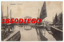 SENIGALLIA - IL PORTO  F/PICCOLO VIAGGIATA VIAGGIATA ANIMATA 1916 - Senigallia