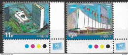 2011 UNO NEW YORK   MI. 1242-3 **MNH    UNO-Gebäude. - Unused Stamps
