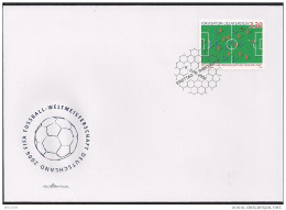 2006 Liechtenstein Mi. 1411 FDC Fußball-Weltmeisterschaft, Deutschland - 2006 – Alemania