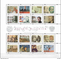 2001 Polen Mi. 3930-45**MNH   Polnisches Millennium – Würdigung Der Polnischen Geschichte. - Nuevos