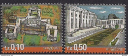 2011  UNO Genf  Mi. 741-2**MNH  Freimarken: UNO-Gebäude - Unused Stamps