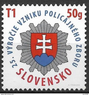 2016 Slowakei Mi.781 **MNH    . 25 Jahre Polizei Der Slowakischen Republik - Ungebraucht