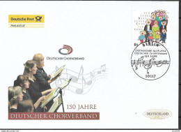 2012 Deutschland  Allem. Fed. Germany  Mi. 2939 FDC   150 Jahre Deutscher Chorverband. - 2011-…