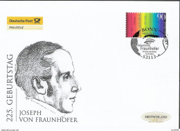 2012 Deutschland  Allem. Fed. Germany  Mi. 2929 FDC  225. Geburtstag Von Joseph Von Fraunhofer - 2011-…