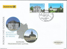 2018 Deutschland  Allem. Fed. Germany Mi. 3388-9 FDC   . Burgen Und Schlösser - 2011-…