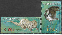 2015 Slowakei Mi. 771-2 **MNH  Naturschutz. - Unused Stamps