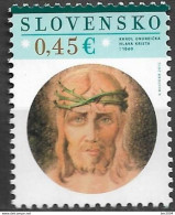 2015 Slovensko  Slowakei Mi. 757**MNH   Ostern: Christus Mit Dornenkrone; Gemälde Von Karol Ondreička - Ungebraucht