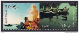 2004 Finnland Mi. 1705-6**MNH   Europa: Ferien - Neufs