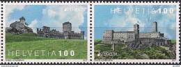 2017 Schweiz   Mi. 2495-6 **MNH   Europa: Burgen Und Schlösser. - Unused Stamps
