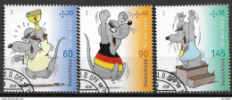 2014 Deutschland  Germany  Mi. 3075-7  FD-used  Weiden  Sporthilfe: Cartoons - Gebraucht