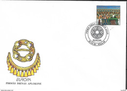 1998  Lettland  Latvija  Lettonie  Mi 476 FDC  Europa: Nationale Feste Und Feiertage - 1998