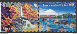 2003  UNO Genf Mi.  470-1**MNH  . Internationales Jahr Des Süßwassers. - Unused Stamps