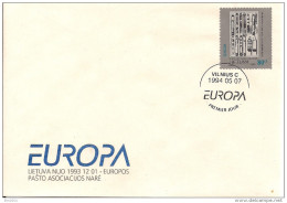 1994 Litauen Lietuva  Mi. 555 FDC  Europa - 1994