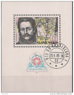 1995 Slowakei Mi. Bl 3  Used   Ludovit Stúr (1815-1856), Schriftsteller Und Sprachforscher - Used Stamps
