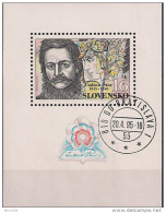 1995 Slowakei Mi. Bl 3  Used   Ludovit Stúr (1815-1856), Schriftsteller Und Sprachforscher - Oblitérés