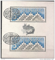 1995 Slowakei Mi. Bl 4    Used   100 Jahre Organisierte Philatelie - Used Stamps