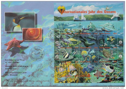 1998 UN Wien  Mi. 252-3 FDC  International Year Of The Ocean - FDC