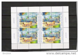 2004 Makedonien    Yv  338-9   Mi. 318-8 **MNH Sheet - 2004