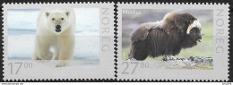 2011 Norwegen Norge Mi.1744-5 **MNH   Wildlebende Tiere - Unused Stamps