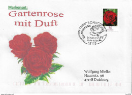 2010 Allem. Fed. Deutschland  Mi. 2675  FDC   Blumen: Gartenrose (Rosa Remontana) - 2001-2010