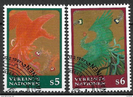 1997 UNO  Wien   Mi.220-1 Used    Phönixe Werden Herabsteigen - Used Stamps