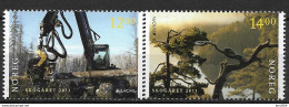 2011 Norwegen Norge Mi.1758-9 **MNH  . Europa: Der Wald. - Nuovi