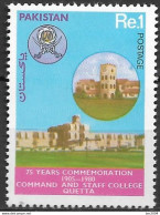 1980 Pakistan Mi. 526**MNH 75 Jahre Militärakademie In Quetta - Pakistan