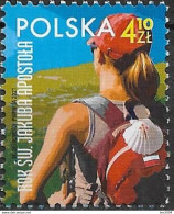 2021 Polen Mi. 5318 **MNH  Heiliges Compostelanisches Jahr Pilgerin Mit Jakobsmuschel Auf Dem Rucksack - Ungebraucht