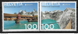 2018 Schweiz Mi. 2541-2**MNH   Europa: Brücken - Ungebraucht