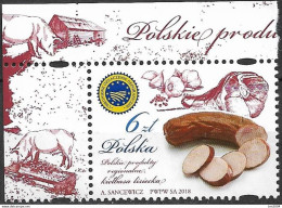 2018 Polen Mi. 5004 **MNH Polnische Regionale Produkte: Wurst Aus Liszki Bei Krakau - Ungebraucht