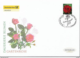 2008 Deutschland  Germany   Mi. 2675 FDC  Skl. Freimarke: Blumen  Garenrose - 2001-2010