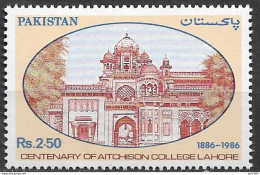 1986 Pakistan Mi. 678**MNH  100 Jahre Aitchison-College, Lahore - Pakistan