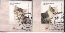 2017 Island Mi. 1529-30 Used    Tierbabys - Oblitérés