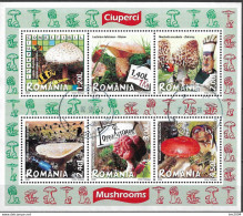 2019 Rumänien Mi. Bl 417 **MNH   Pilze - Gebraucht