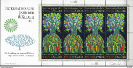 2011 UNO Wien Mi. 736-7 **MNH . Internationales Jahr Der Wälder - Hojas Y Bloques