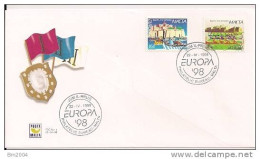 1998 Malta Mi. 1041-2  FDC  Europa - 1998