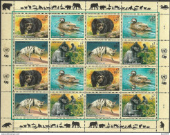 2001 UNO WIEN   Mi. 327-30 **MNH  Gefährdete Arten - Ongebruikt