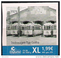 Allem. Fed.  Citypost Sachsen  Triebwagen Typ Gothar 1929 **MNH - Tramways