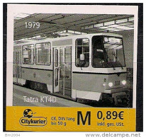 Allem. Fed.  Citypost Sachsen  Triebwagen Typ Tatra KT4D1979 **MNH - Tram