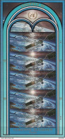 1999  UNO WIEN   Mi. 291-2 Used   Sheet    UNISPACE III - Blocks & Kleinbögen