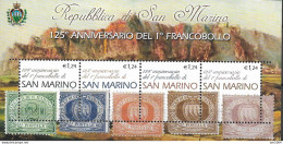 2002  San Marino  Mi. Bl. 30 **MNH   125 Jahre Briefmarken Von San Marino - Ungebraucht