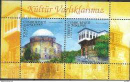 2002 Türkei   Mi. Bl. 50 **MNH   Türkisch-ungarisches Kulturerbe - Ongebruikt
