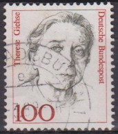 Femmes De L'histoire Allemande -  ALLEMAGNE - Thérèse Giehse, Actrice - N° 1222 - 1988 - Gebraucht