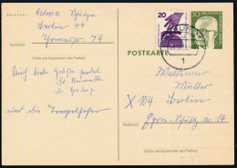 Berlin - Entier Postal / W-Berlin - Poskarte P 83 Von Berlin 28-10-1975 Nach Berlin - Postcards - Used
